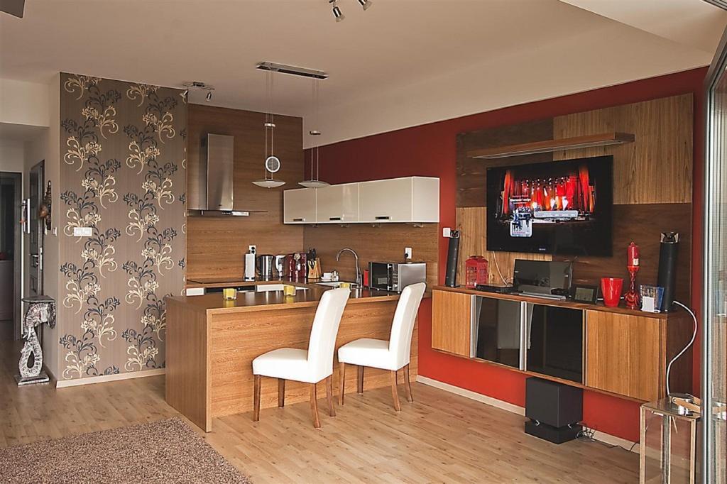 Atrium Luksusowe Apartamenty Sarbinowo Oda fotoğraf